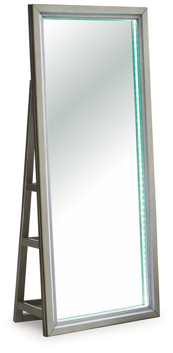 Evesen Floor Standing Mirror/Storage - House n2 Home Furniture (Manchester,GA)