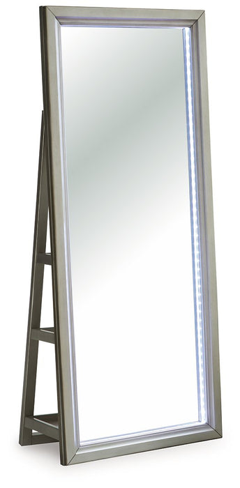 Evesen Floor Standing Mirror/Storage - House n2 Home Furniture (Manchester,GA)