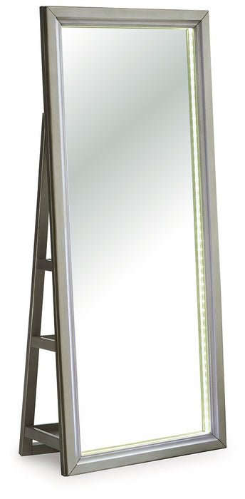 Evesen Floor Standing Mirror/Storage - House n2 Home Furniture (Manchester,GA)