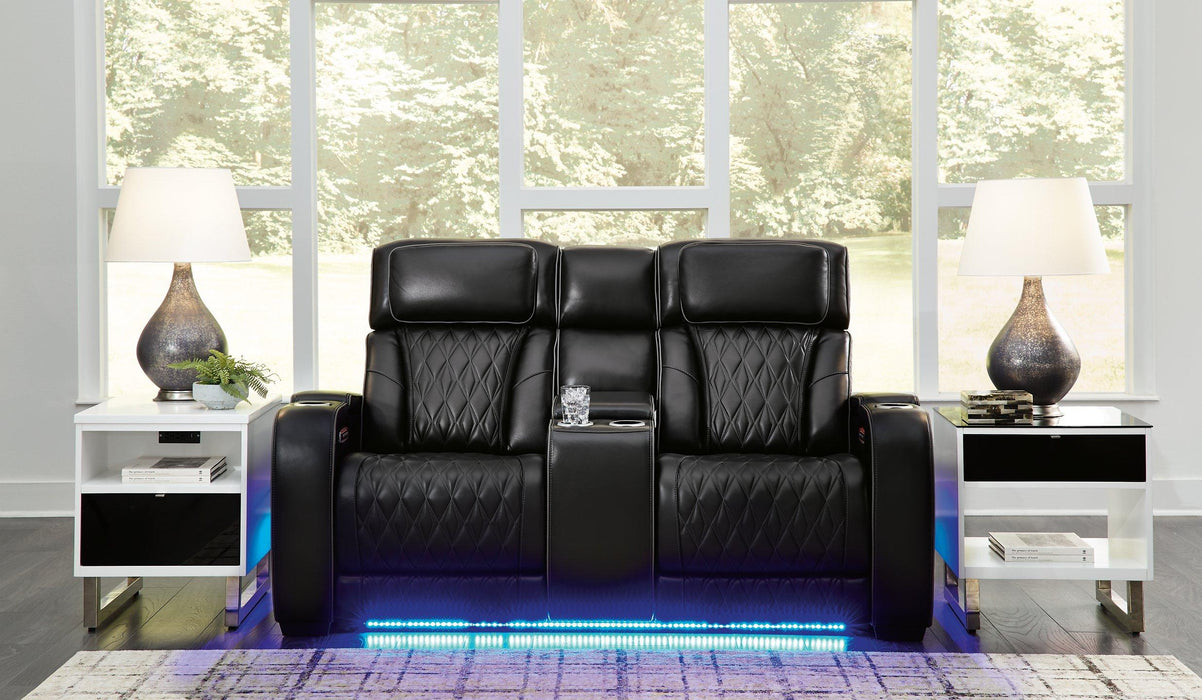 Boyington Power Reclining Loveseat with Console - House n2 Home Furniture (Manchester,GA)