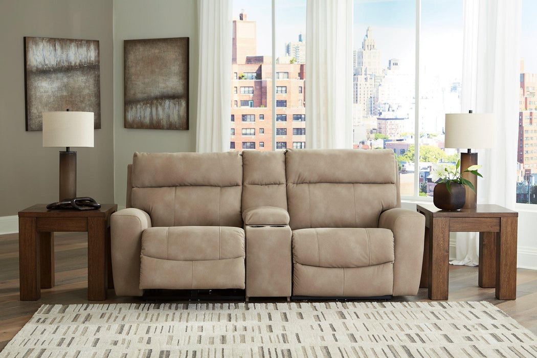 Next-Gen DuraPella Power Reclining Sectional Loveseat with Console - House n2 Home Furniture (Manchester,GA)