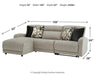 Colleyville Power Reclining Sectional with Chaise - House n2 Home Furniture (Manchester,GA)