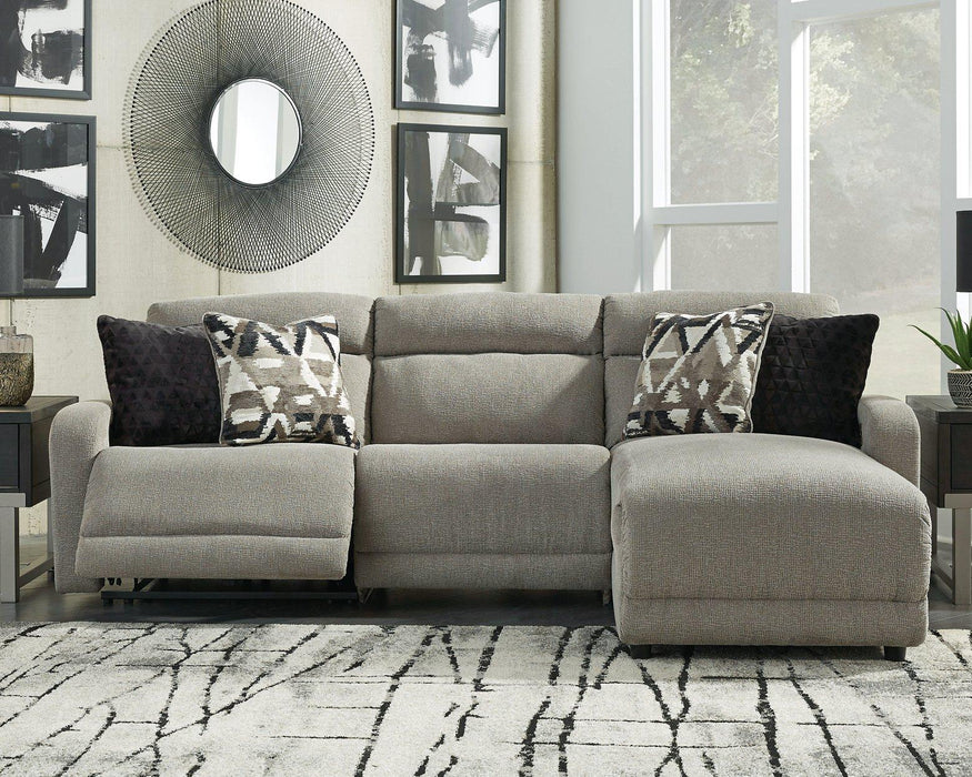 Colleyville Power Reclining Sectional with Chaise - House n2 Home Furniture (Manchester,GA)