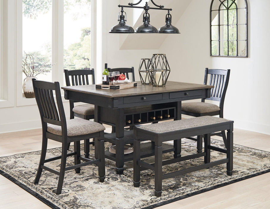 Tyler Creek Counter Height Dining Set - House n2 Home Furniture (Manchester,GA)