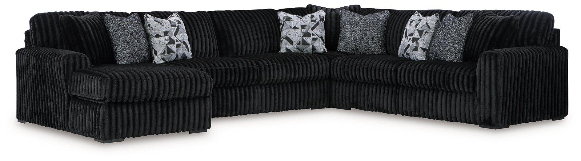 Midnight-Madness Sectional with Chaise - House n2 Home Furniture (Manchester,GA)