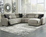Colleyville Power Reclining Sectional with Chaise - House n2 Home Furniture (Manchester,GA)