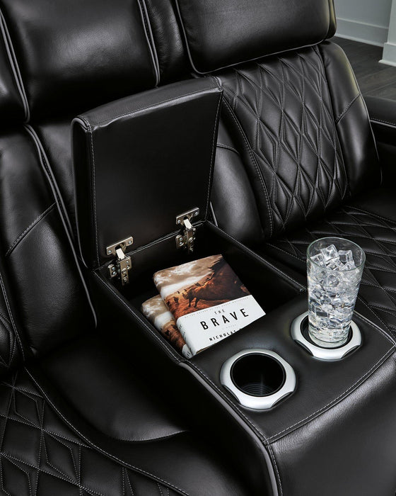 Boyington Power Reclining Loveseat with Console - House n2 Home Furniture (Manchester,GA)