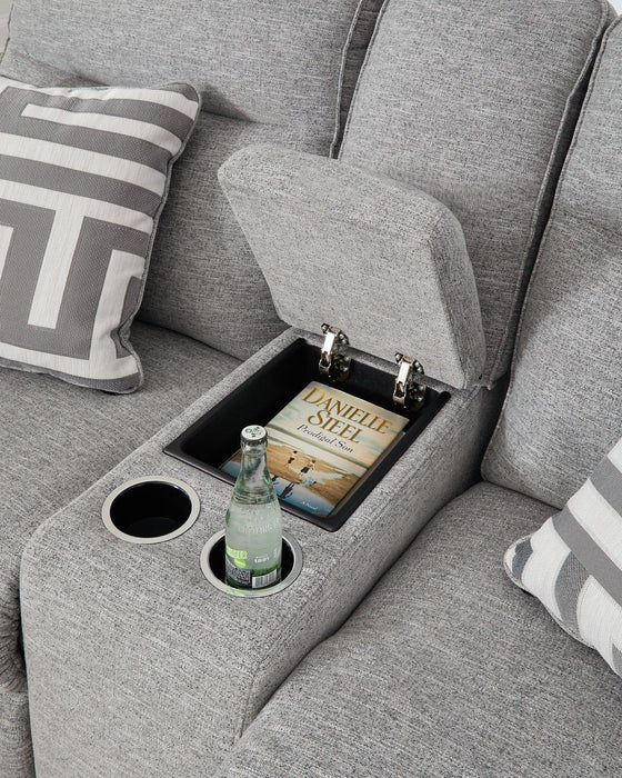 Biscoe Power Reclining Loveseat - House n2 Home Furniture (Manchester,GA)