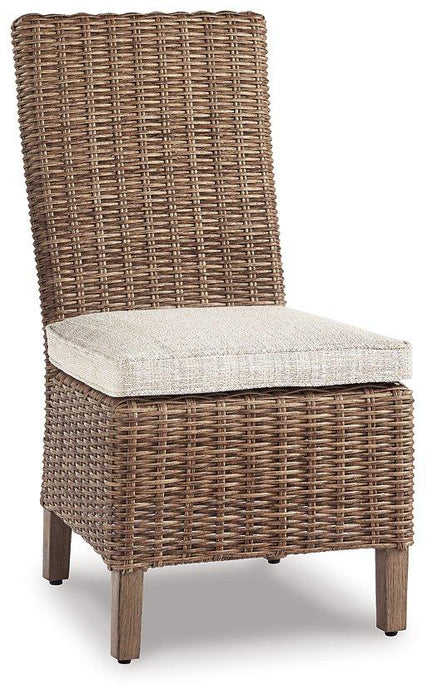 Beachcroft Outdoor Side Chair with Cushion (Set of 2) - House n2 Home Furniture (Manchester,GA)