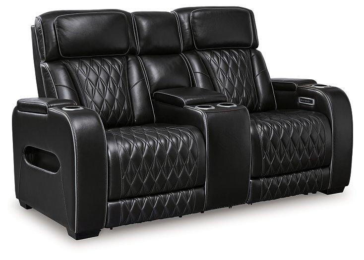 Boyington Power Reclining Loveseat with Console - House n2 Home Furniture (Manchester,GA)