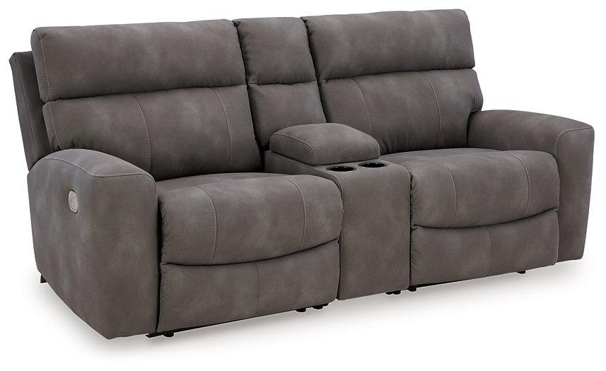 Next-Gen DuraPella Power Reclining Sectional Loveseat with Console - House n2 Home Furniture (Manchester,GA)
