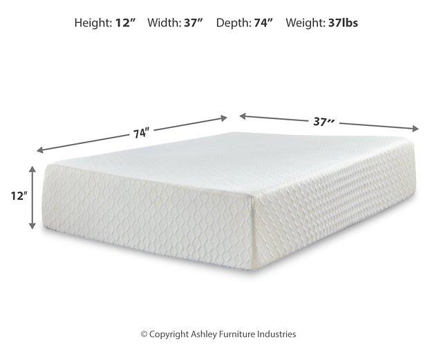 Chime 12 Inch Memory Foam Mattress in a Box - House n2 Home Furniture (Manchester,GA)