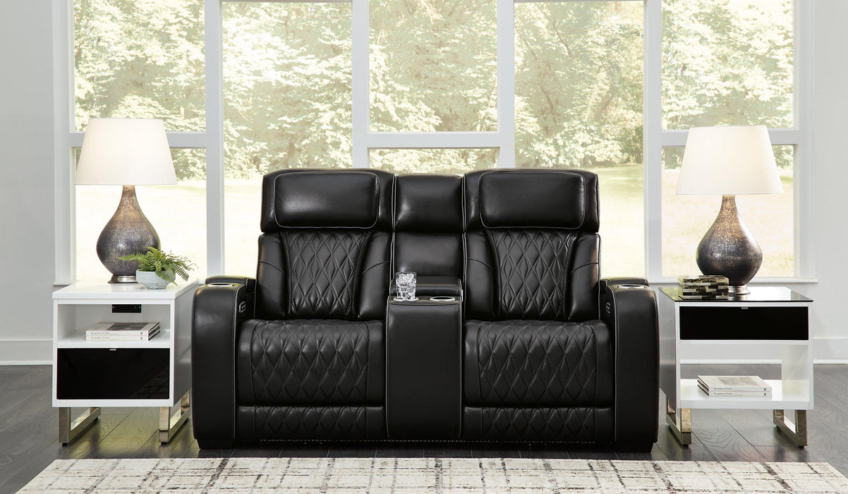 Boyington Power Reclining Loveseat with Console - House n2 Home Furniture (Manchester,GA)