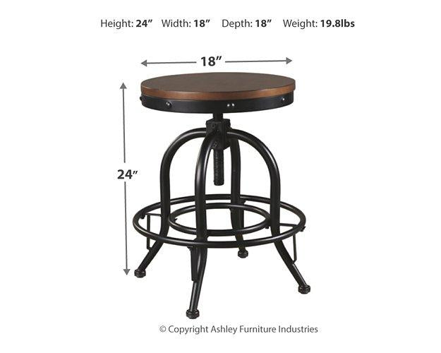 Valebeck Counter Height Bar Stool - House n2 Home Furniture (Manchester,GA)