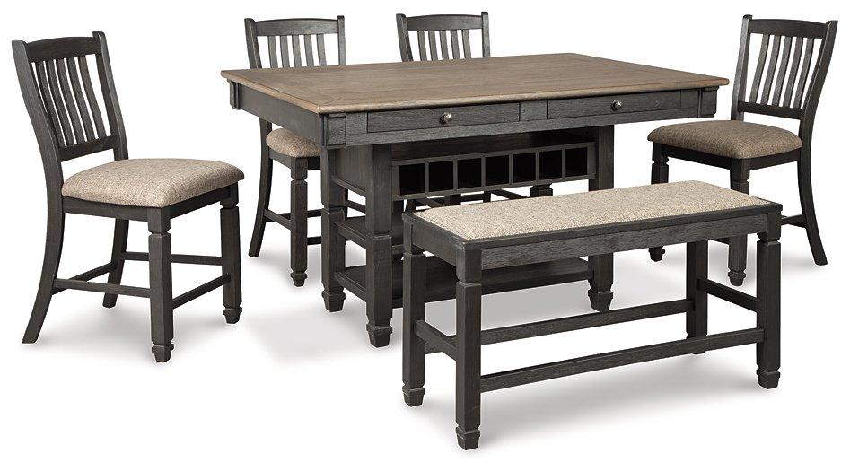 Tyler Creek Counter Height Dining Set - House n2 Home Furniture (Manchester,GA)