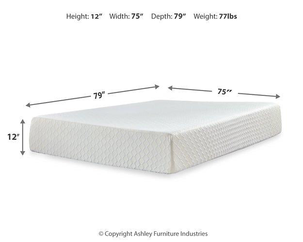 Chime 12 Inch Memory Foam Mattress in a Box - House n2 Home Furniture (Manchester,GA)