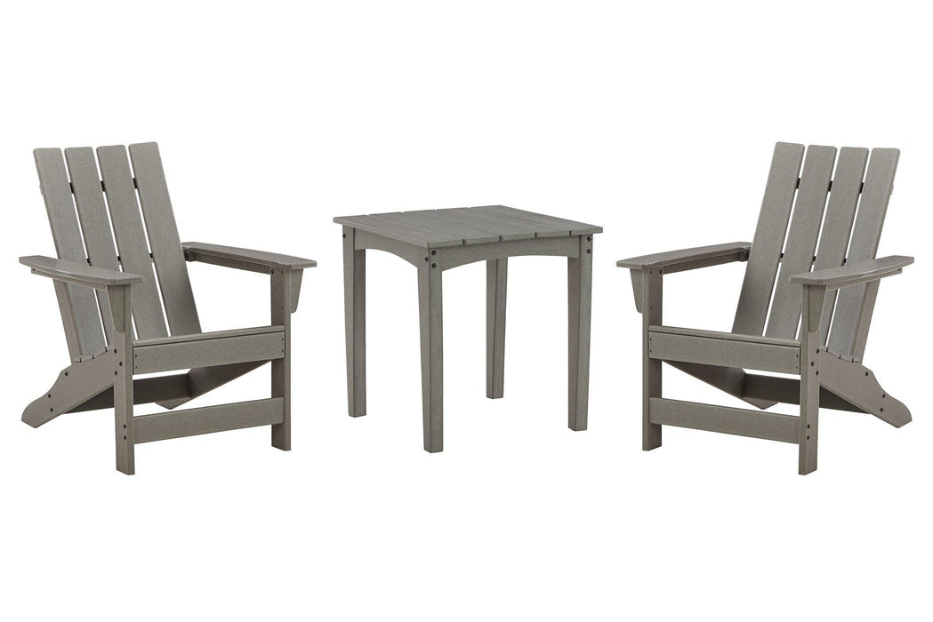 Visola Outdoor Adirondack Chair Set with End Table - House n2 Home Furniture (Manchester,GA)