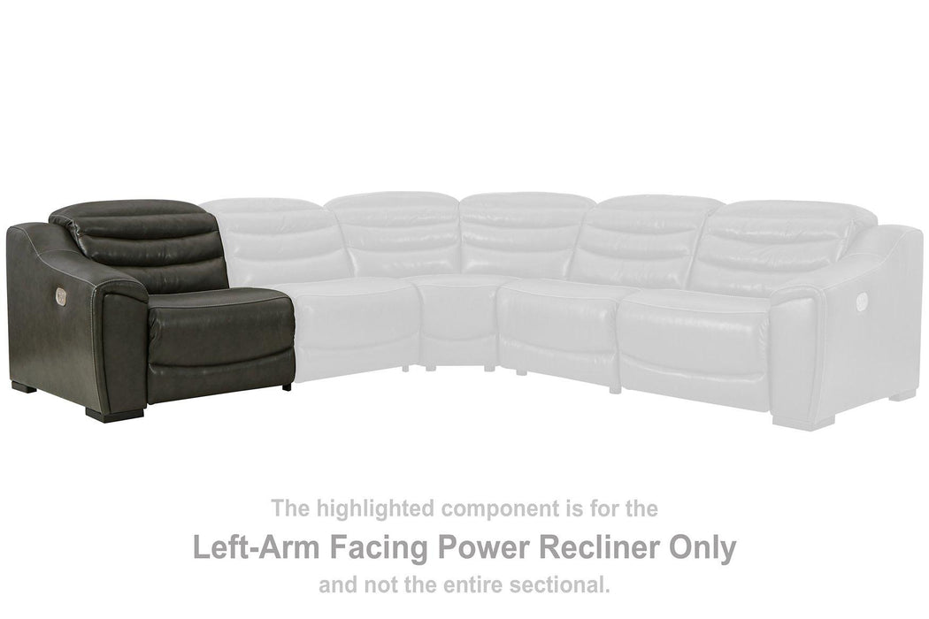 Center Line Power Reclining Sectional Loveseat - House n2 Home Furniture (Manchester,GA)