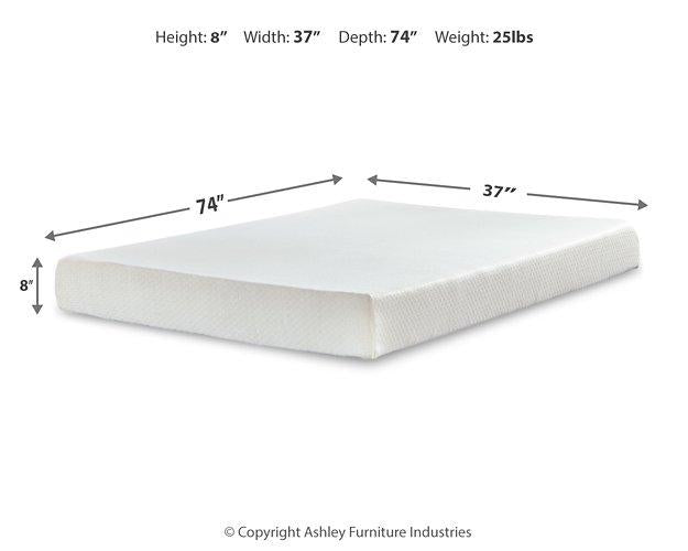 Chime 8 Inch Memory Foam Mattress in a Box - House n2 Home Furniture (Manchester,GA)