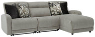 Colleyville Power Reclining Sectional with Chaise - House n2 Home Furniture (Manchester,GA)