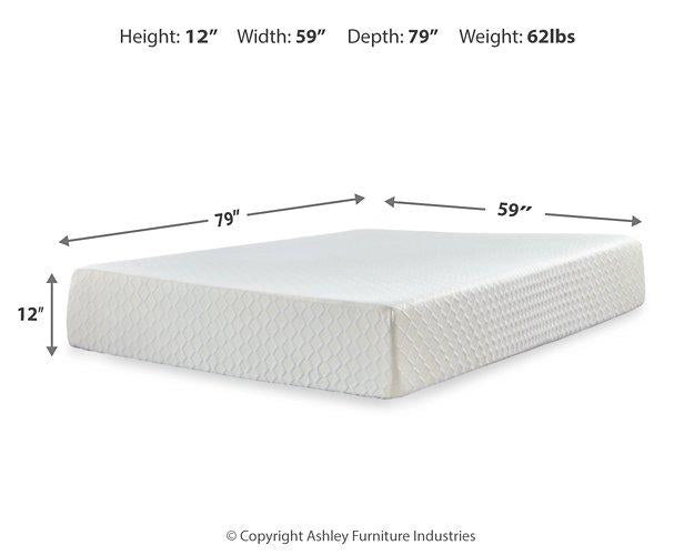 Chime 12 Inch Memory Foam Mattress in a Box - House n2 Home Furniture (Manchester,GA)