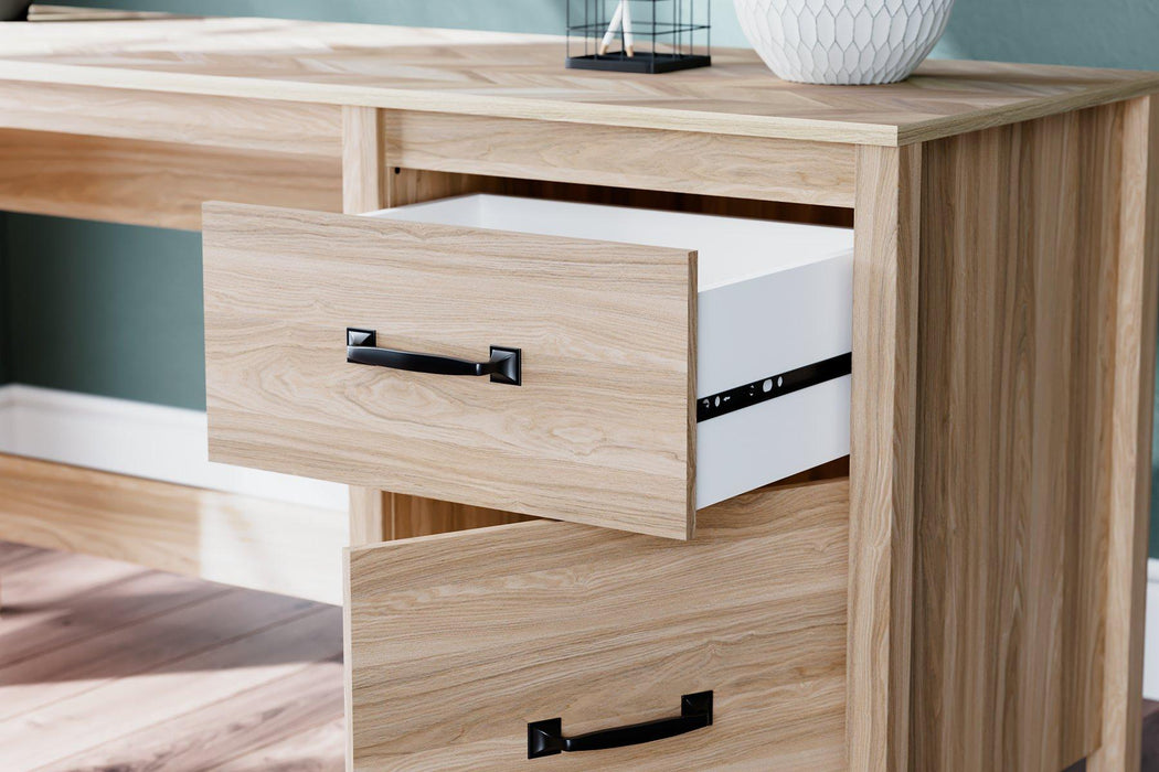 Battelle 60" Home Office Desk with Return - House n2 Home Furniture (Manchester,GA)