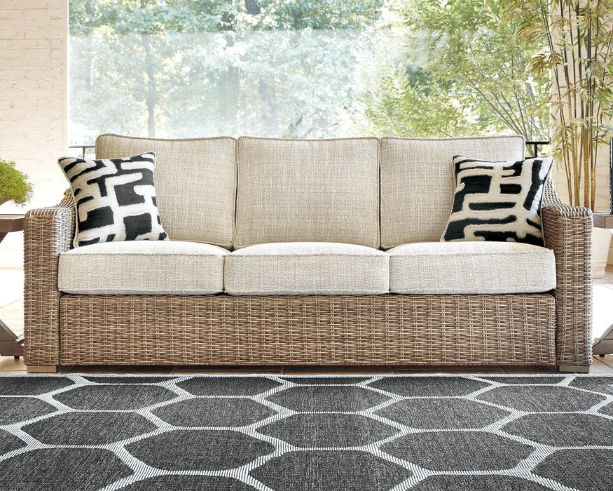 Beachcroft Beachcroft Nuvella Sofa with Coffee and End Table - House n2 Home Furniture (Manchester,GA)