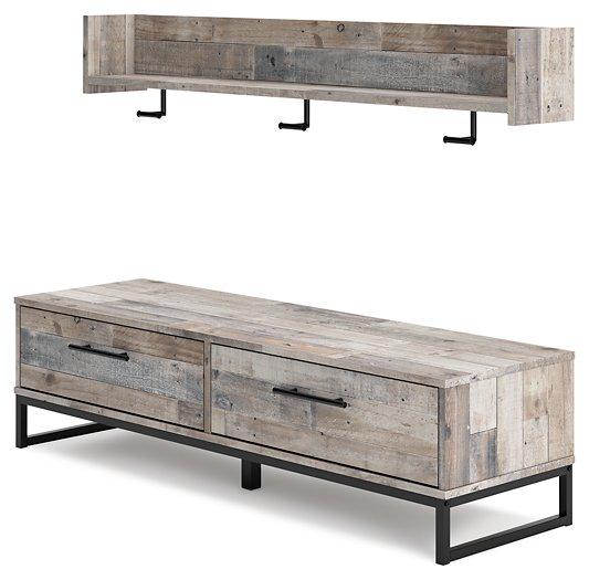 Neilsville Bench with Coat Rack - House n2 Home Furniture (Manchester,GA)