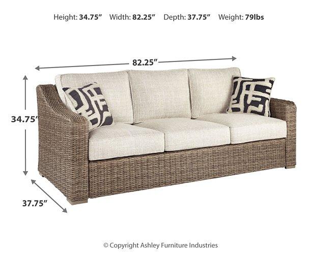 Beachcroft Outdoor Sofa with Cushion - House n2 Home Furniture (Manchester,GA)