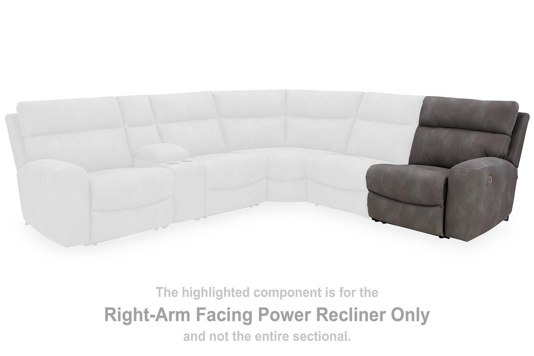 Next-Gen DuraPella Power Reclining Sectional Loveseat with Console - House n2 Home Furniture (Manchester,GA)