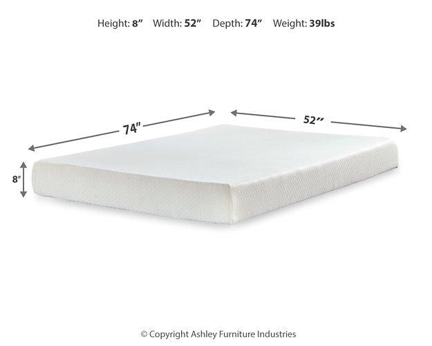 Chime 8 Inch Memory Foam Mattress in a Box - House n2 Home Furniture (Manchester,GA)