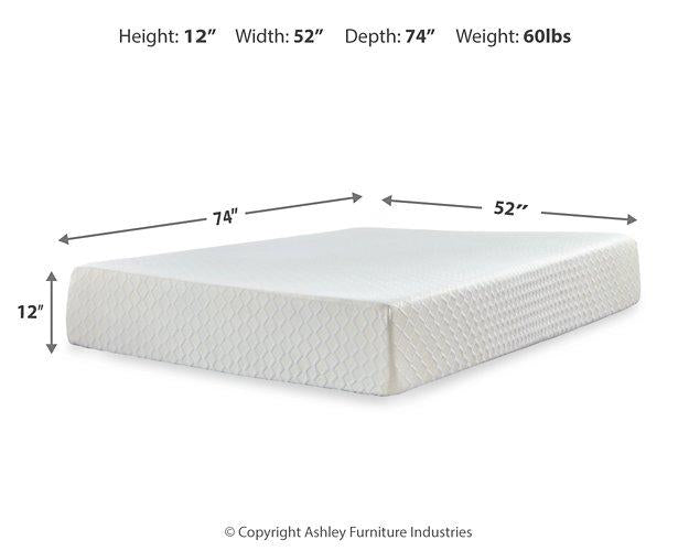 Chime 12 Inch Memory Foam Mattress in a Box - House n2 Home Furniture (Manchester,GA)