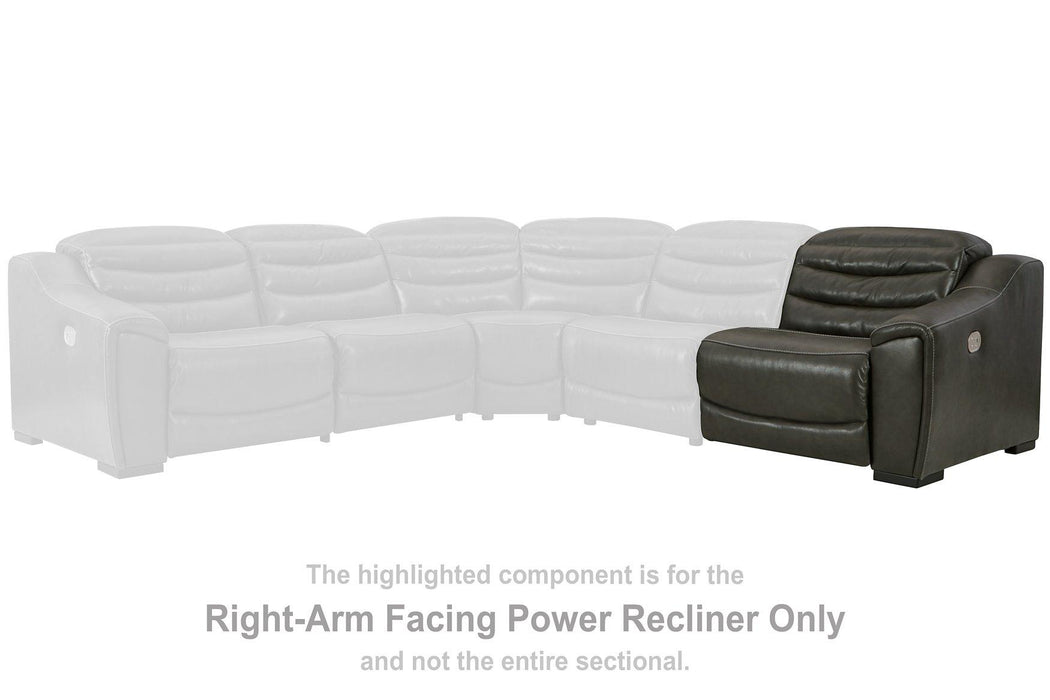Center Line Power Reclining Sectional Loveseat - House n2 Home Furniture (Manchester,GA)