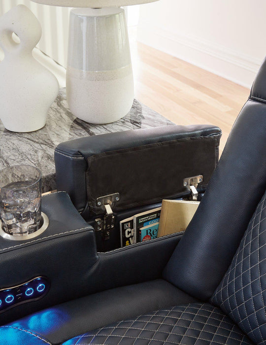 Fyne-Dyme Power Reclining Loveseat with Console - House n2 Home Furniture (Manchester,GA)