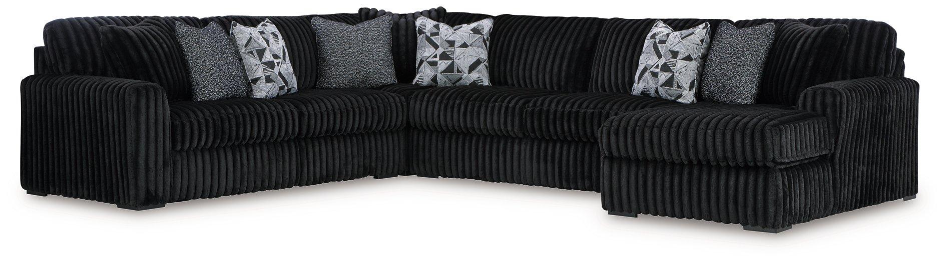 Midnight-Madness Sectional with Chaise - House n2 Home Furniture (Manchester,GA)