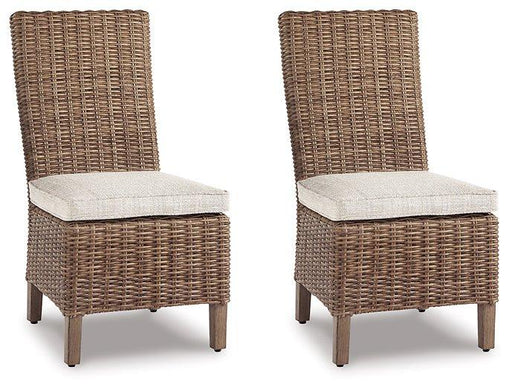 Beachcroft Outdoor Side Chair with Cushion (Set of 2) - House n2 Home Furniture (Manchester,GA)