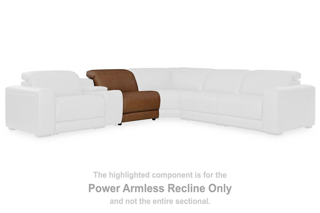 Magic Man Power Reclining Sectional with Console - House n2 Home Furniture (Manchester,GA)