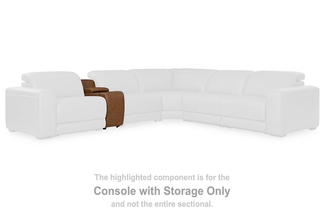 Magic Man Power Reclining Sectional with Console - House n2 Home Furniture (Manchester,GA)