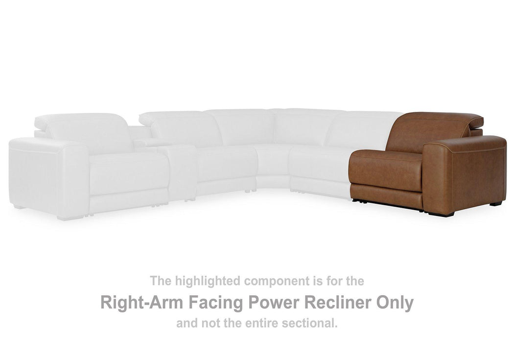 Magic Man Power Reclining Sectional with Console - House n2 Home Furniture (Manchester,GA)