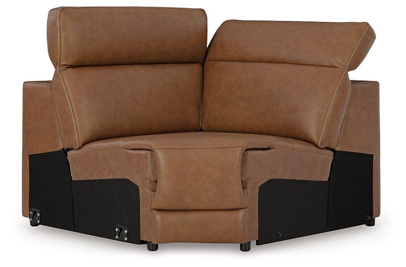 Magic Man Power Reclining Sectional with Console - House n2 Home Furniture (Manchester,GA)
