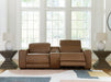 Magic Man Power Reclining Sectional Loveseat with Console - House n2 Home Furniture (Manchester,GA)