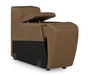 Magic Man Power Reclining Sectional Loveseat with Console - House n2 Home Furniture (Manchester,GA)