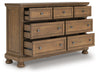 Feddinger Dresser and Mirror - House n2 Home Furniture (Manchester,GA)