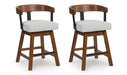 Ralene Counter Height Barstool (Set of 2) - House n2 Home Furniture (Manchester,GA)