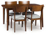 Tameride Dining Table and 4 Chairs (Set of 5) - House n2 Home Furniture (Manchester,GA)
