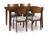 Tameride Dining Table and 4 Chairs (Set of 5) - House n2 Home Furniture (Manchester,GA)