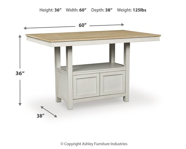Purlaney Counter Height Dining Table - House n2 Home Furniture (Manchester,GA)