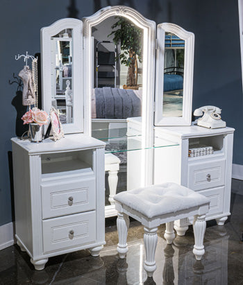 Kozlani Vanity with Mirror - House n2 Home Furniture (Manchester,GA)