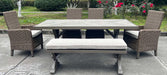 Laguna Heights Bench with Cushion - House n2 Home Furniture (Manchester,GA)