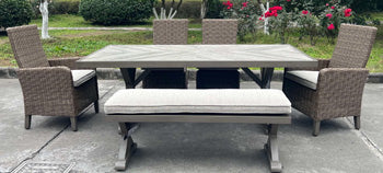 Laguna Heights Outdoor Dining Table - House n2 Home Furniture (Manchester,GA)